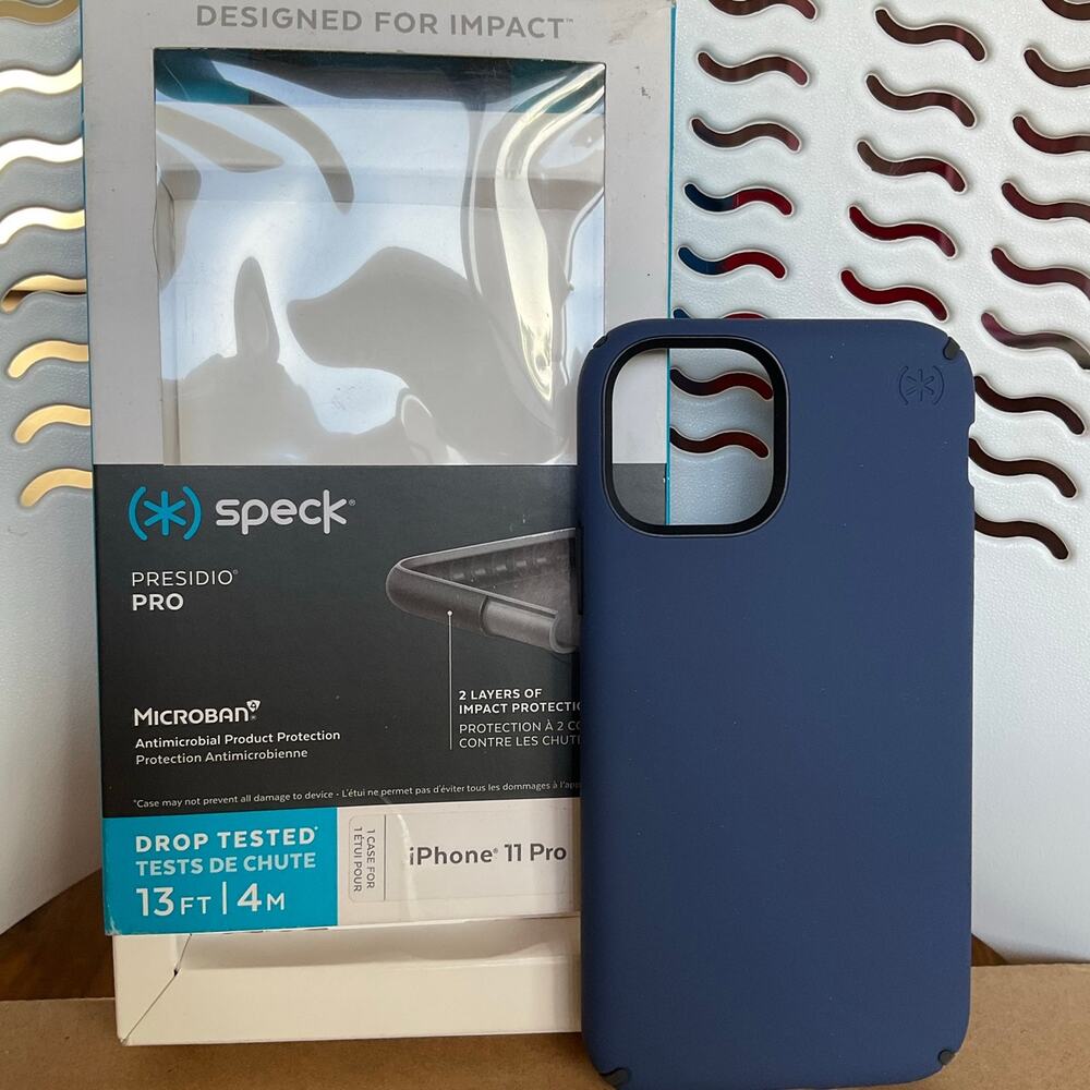 iPhone Case Speck iPhone 11 Pro Case, Impact Protection, Navy blue